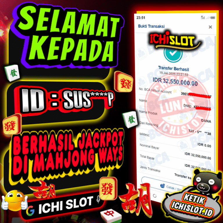 ICHISLOT | Bukti JP 19 Januari 2025